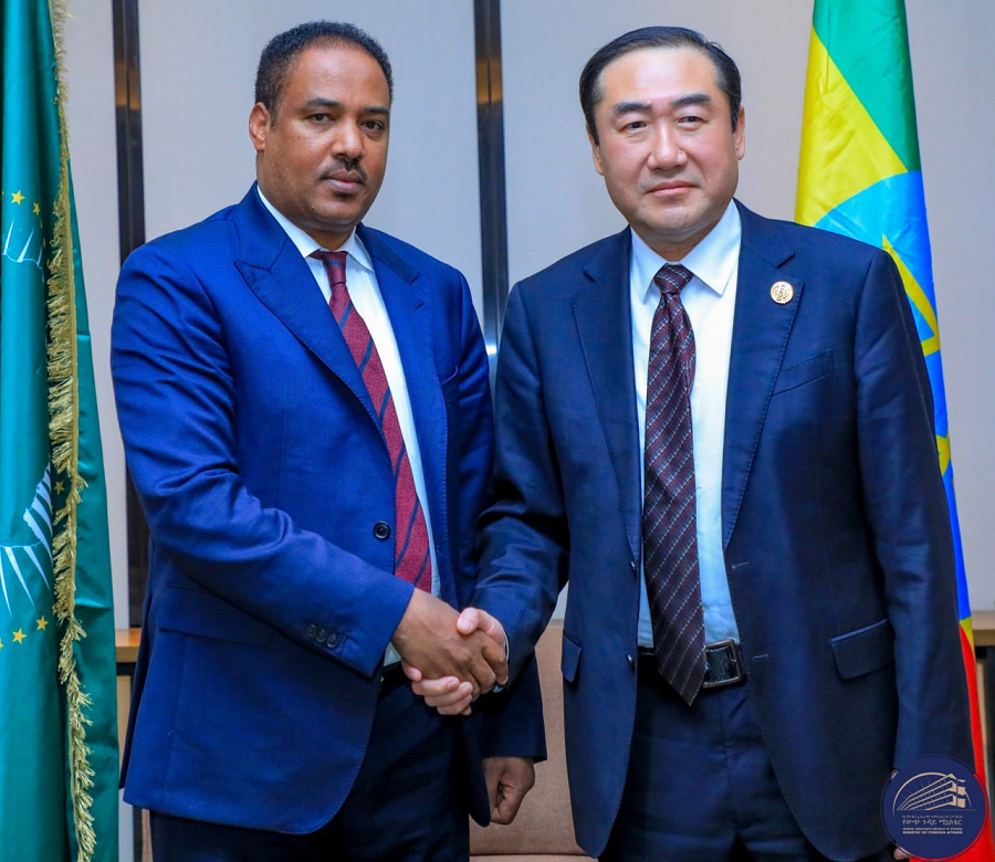 中国代表团表示愿与埃塞俄比亚加强贸易投资